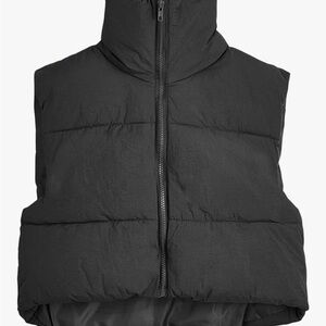 Cropped Puffer Vest